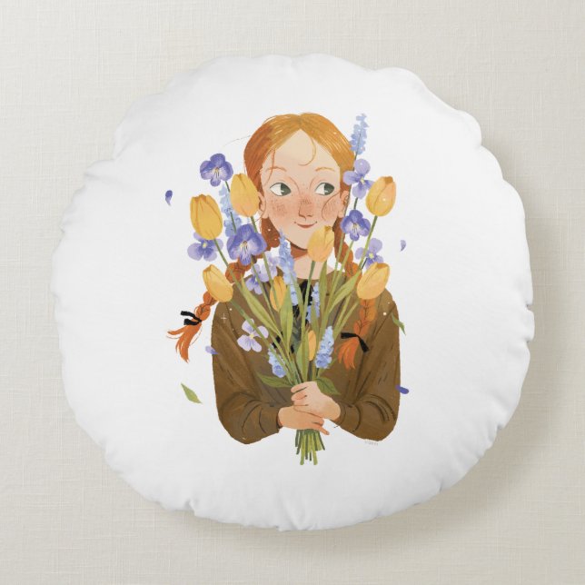 Anne von Green Gables Round Kissen (Vorderseite)