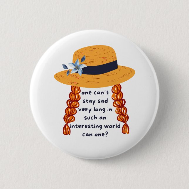 Anne von Green Gables Shirley Buchangebot Button (Vorderseite)