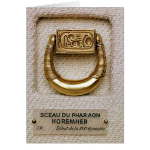 Anneau avec le joint du Général Horemheb