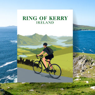 Anneau de Kerry Cycling Carte postale Voyage