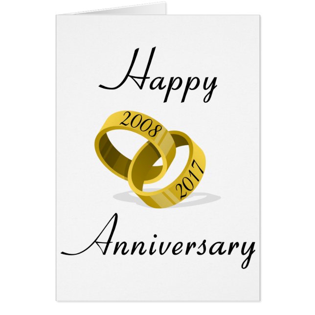 Anneaux de verrouillage - date de mariage faite (Devant)