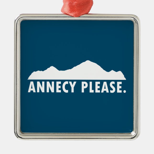 Annecy bitte ornament aus metall (Vorne)