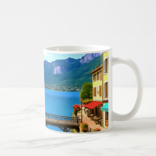 Annecy Canal Escape Kaffeetasse (Rechts)