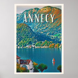 Annecy Foto Vintage Poster