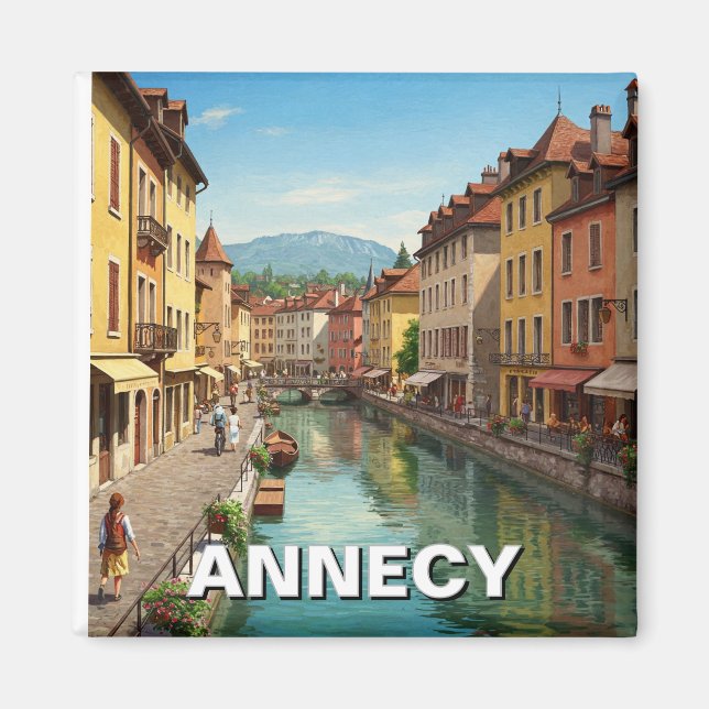 Annecy France Magnet (Vorne)