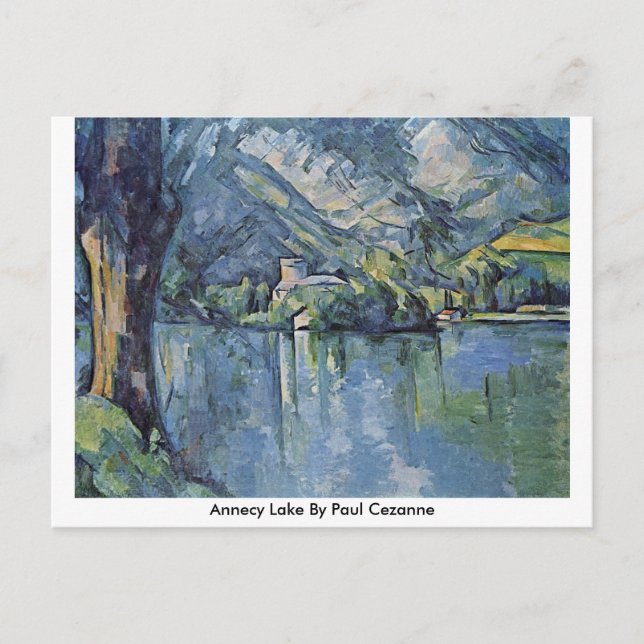Annecy Lake By Paul Cezanne Postkarte (Vorderseite)