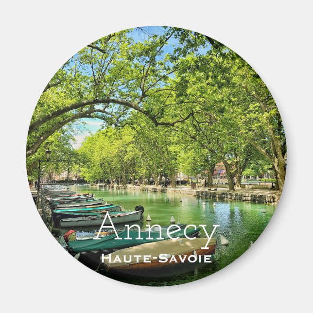 Annecy, Magnet rond Haute-Savoie (Devant)