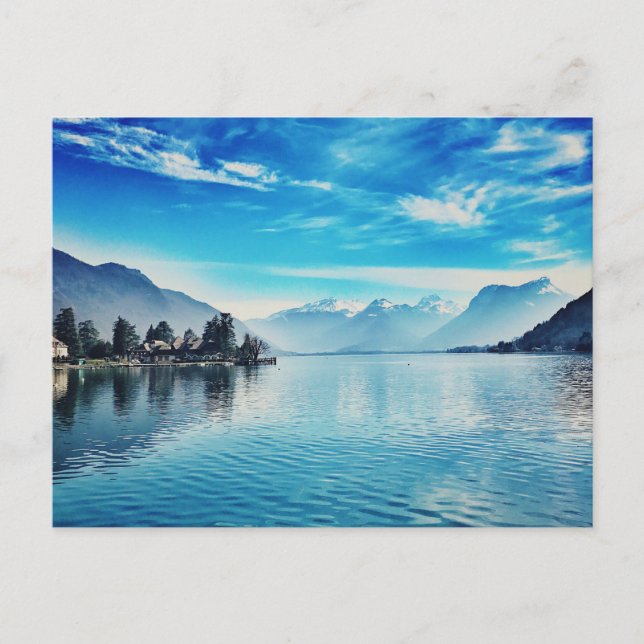 Annecy-See - Baie de Talloires Postkarte (Vorderseite)