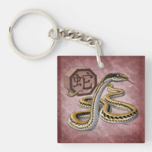Année chinoise du zodiaque de l'art serpent