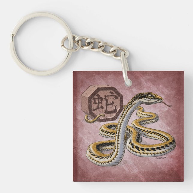 Année chinoise du zodiaque de l'art serpent (Devant)