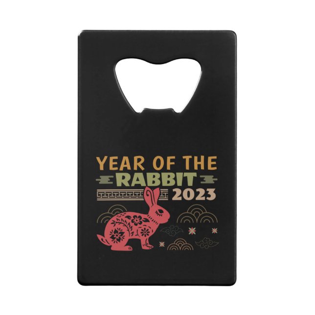 Année chinoise du zodiaque du lapin 2023 (Devant)