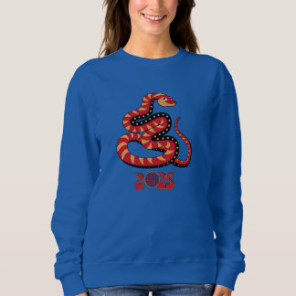 Année colorée du Sweatshirt de serpent