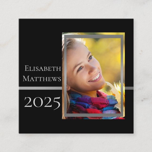 Année de classe Diplôme Insérer le nom | CARTE PHO (Devant)