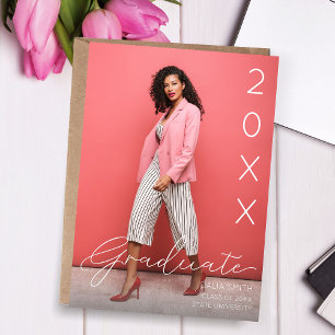 Année de classe Faire-part photo de l'étudiant