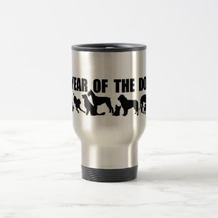 Année de la tasse chinoise de voyage de symbole