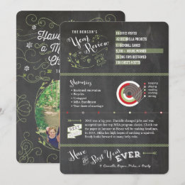 Année de tableau dans des cartes photos d'examen -