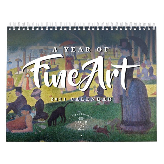 Année des Beaux-Arts | Calendrier du logo personna (Protection)