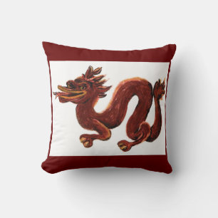 Année Du Dragon 2012 Coussin Américain MoJo