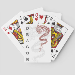 Année du dragon Cartes de jeu personnalisées