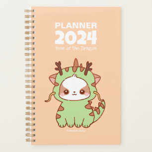 Année du Dragon Mochi 2024 Cute Kawaii Puppy