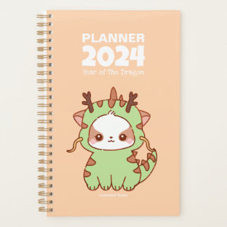 Année du Dragon Mochi 2024 Cute Kawaii Puppy