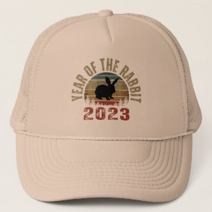 ANNÉE DU LAPIN 2023 CASQUETTE DE CAMIONNEUR