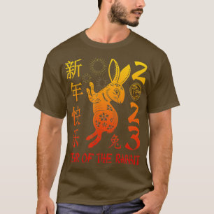 Année Du Lapin 2023 Tshirt Chinois Nouvel An 20