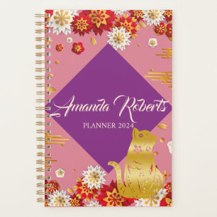 Année Du Planificateur De Fleurs Cat 2024
