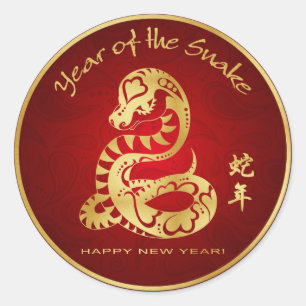 Année du serpent 2013 - Stickers poignet amusant