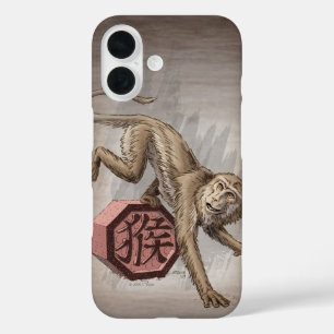 Année du singe chinois Zodiac coque iphone d'art