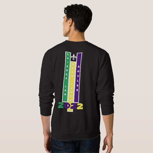 Année mardi gras 1ère édition sweatshirt (Dos entier)