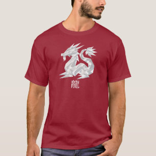Année Origami du T-shirt Dragon