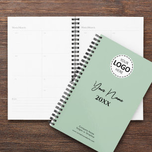 Année personnalisée, logo, nom et texte, journal e