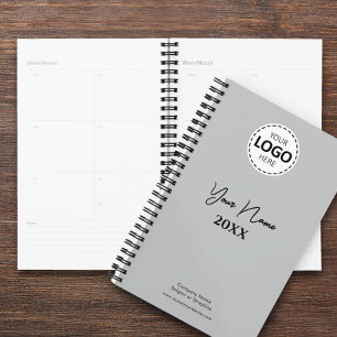 Année personnalisée, logo, nom et texte, journal g