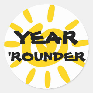 ANNÉE 'ROUNDER STICKER