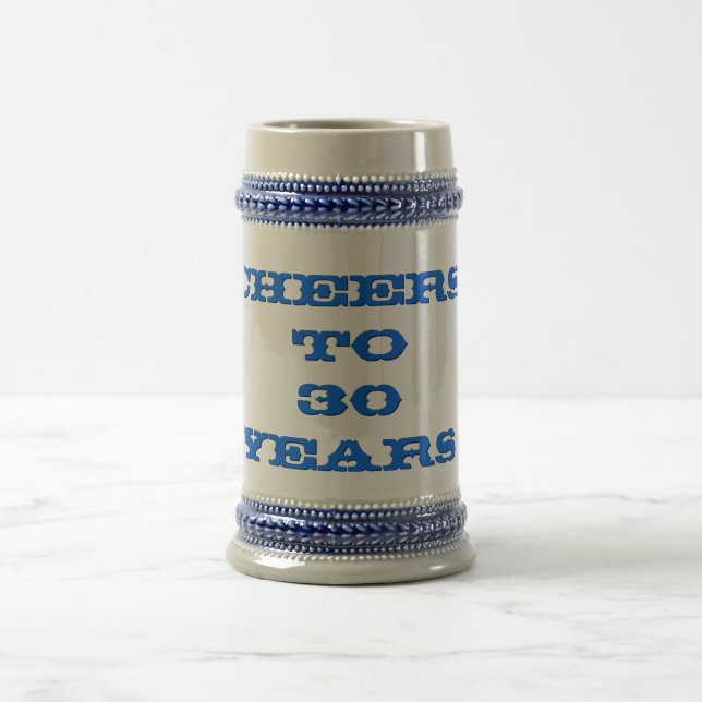 Années de travail pour l'âge de la bière Stein Mug (Centre)