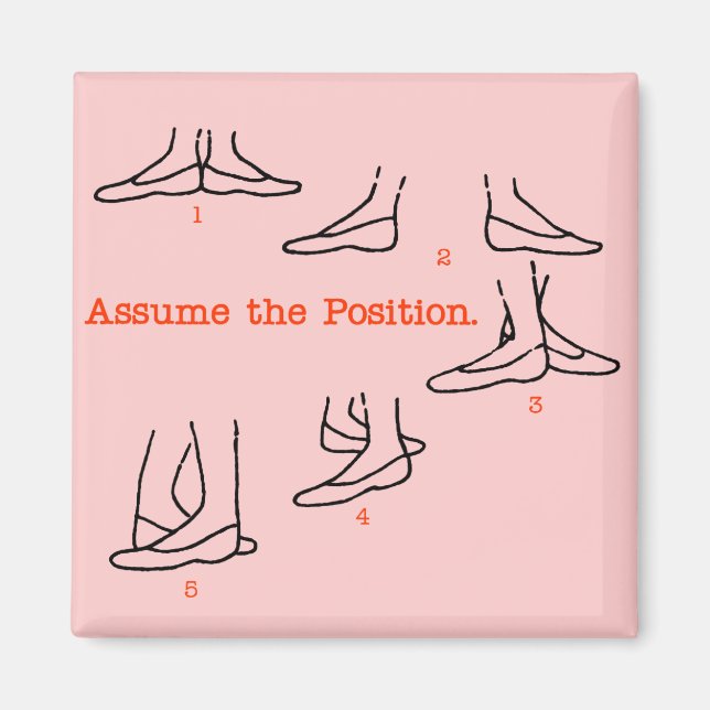Annehmen der Ballet-Geschenke positionieren Magnet (Vorne)