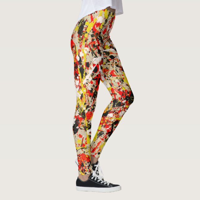 Annelisa Nr. 7 Abstrakte Leggings (Rechts)