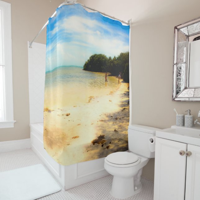 Anne's Beach, die Florida Keys Duschvorhang (Beispiel)