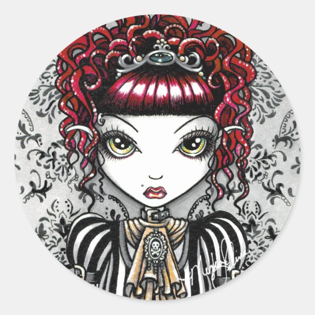Annie Gothic Viktorianisch Fee Sticker (Vorderseite)
