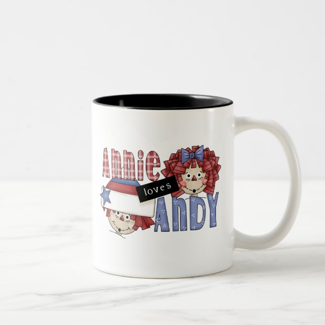 Annie-Lieben Andy Ragdoll Zweifarbige Tasse (Rechts)