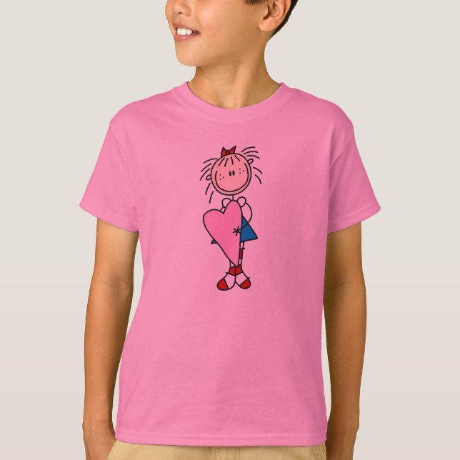 Annie mit enormem Herz-Shirt T-Shirt (Vorderseite)