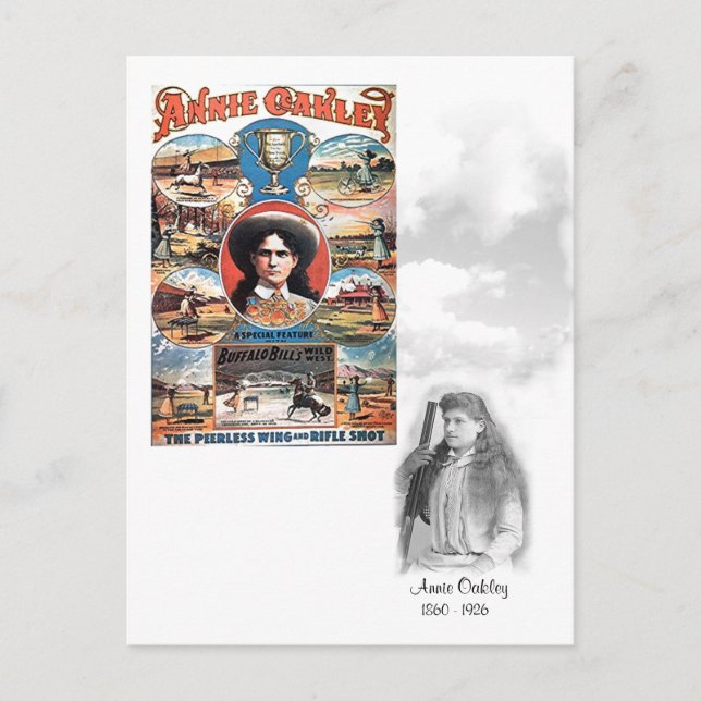 Annie Oakley 1860 - 1926 - Postkarte (Vorderseite)
