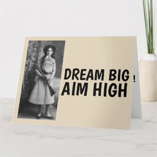 Annie Oakley Funny Cowgirl Anniversaire Cartes