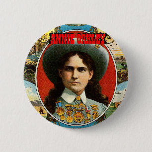 Annie Oakley - Knopf Button