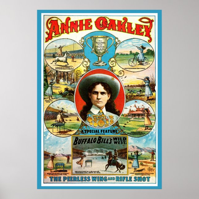 ANNIE OAKLEY - "Little Sure Shot" Poster (Vorne)