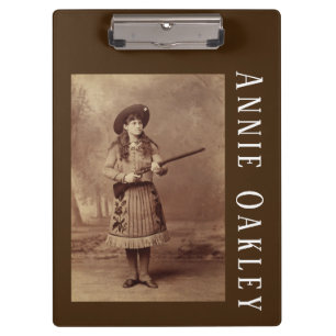 Annie Oakley Sharpshooter Clipboard Klemmbrett