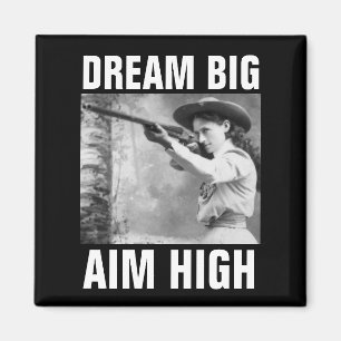 ANNIE OAKLEY WITH GUN, FRIDGE MAGNET