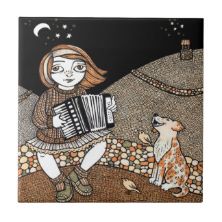 Annies Accordian dekorative Fliese