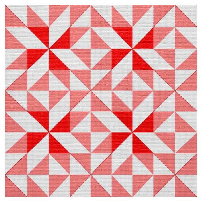 Annie's Choice Block Quilt Muster in Rot Stoff (Muster)
